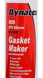 RED HI-TEMP RTV SILICONE GASKET MAKER - 8 OZ AUTOMATIC CAN (PACK OF 12)