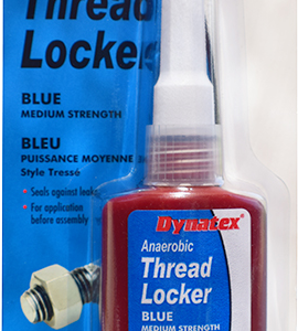 BLUE MEDIUM STRENGTH THREADLOCKER - 24ML BOTTLE - CARDED (PACK OF 6)