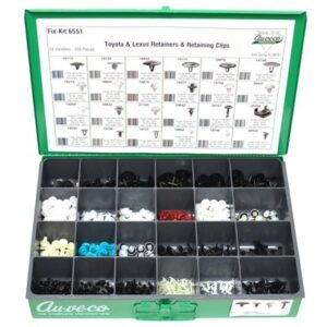 AUVECO TOYOTA AND LEXUS RETAINERS AND RETAINING CLIPS