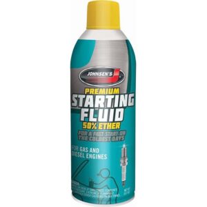 Johnsen's Starting Fluid Premium 50% Ether 10.7 OZ