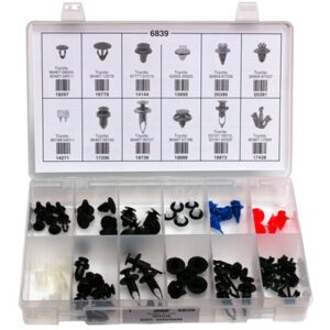 Auveco 6839 TOYOTA BODY HARDWARE QUIK-SELECT KIT (73 pieces)