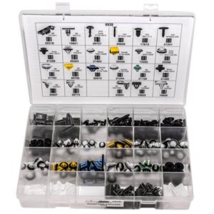 Auveco 6939 ROCKER PANEL & MOULDING CLIPS QUIK-SELECT II KIT (171 pieces)