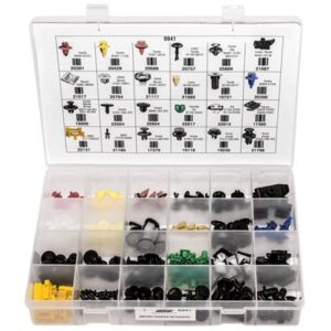 Auveco 6941 IMPORT FENDER RETAINERS QUIK-SELECT II KIT (199 pieces)